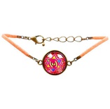 Pulseras redondas pequeñas bronce