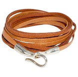 Brazalete enrollable café claro